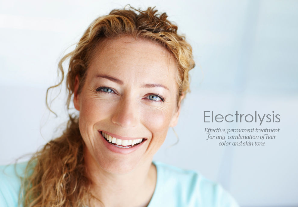 Electrolysis is effective permanent hair removal for any combination of hair color or skin tone